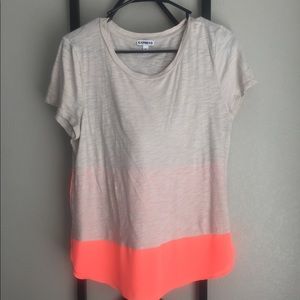 Express mixed media tee